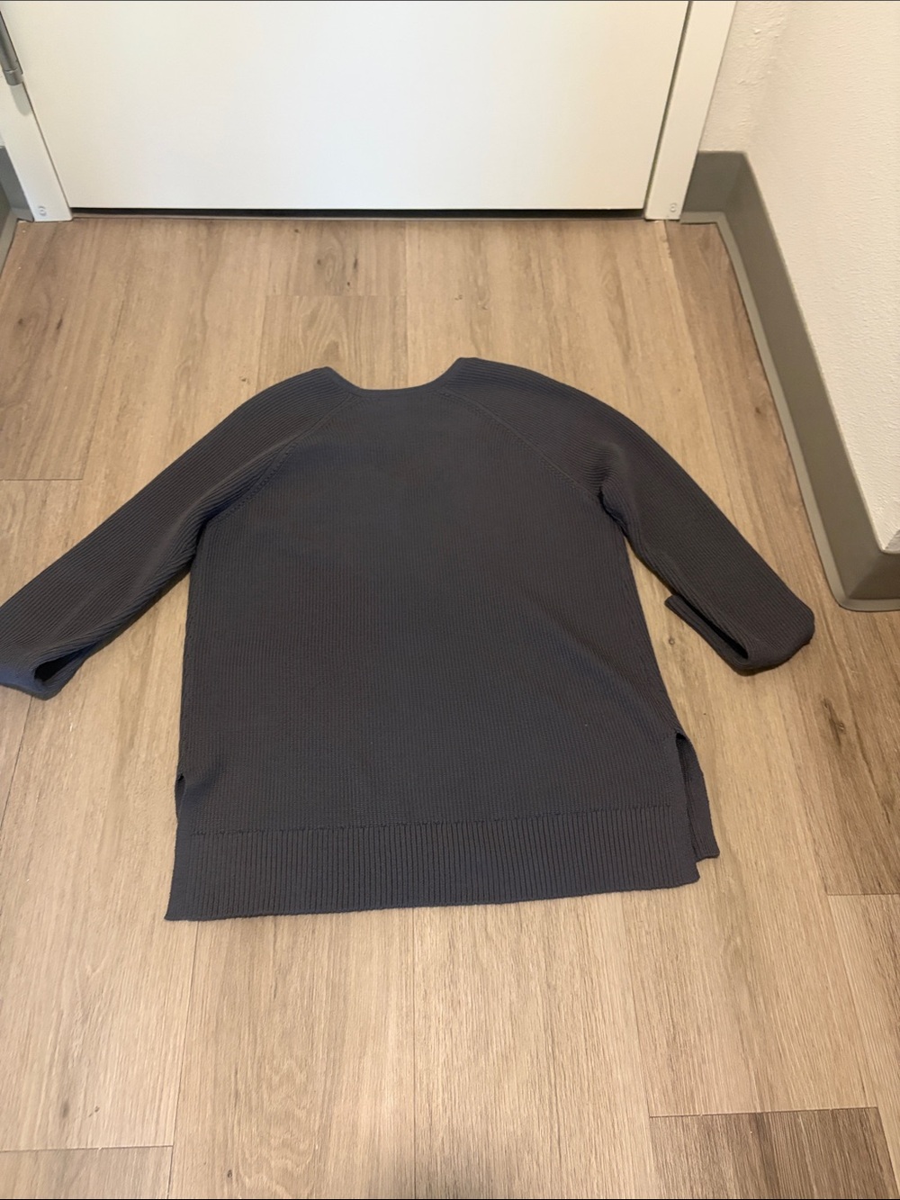 Athleta Purple Hanover V-neck Sweater (Small Petite) - Picture 8 of 8